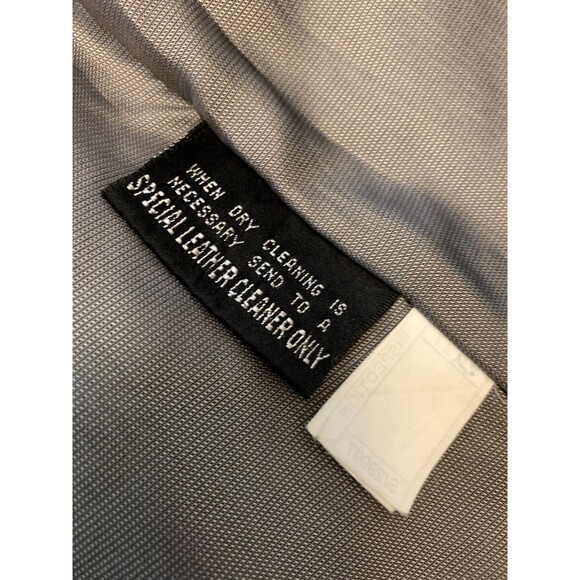 Wilsons Leather Jacket Womens M Pelle Studio Blazer Lined Fitted Soft Black Y2K - Picture 12 of 12